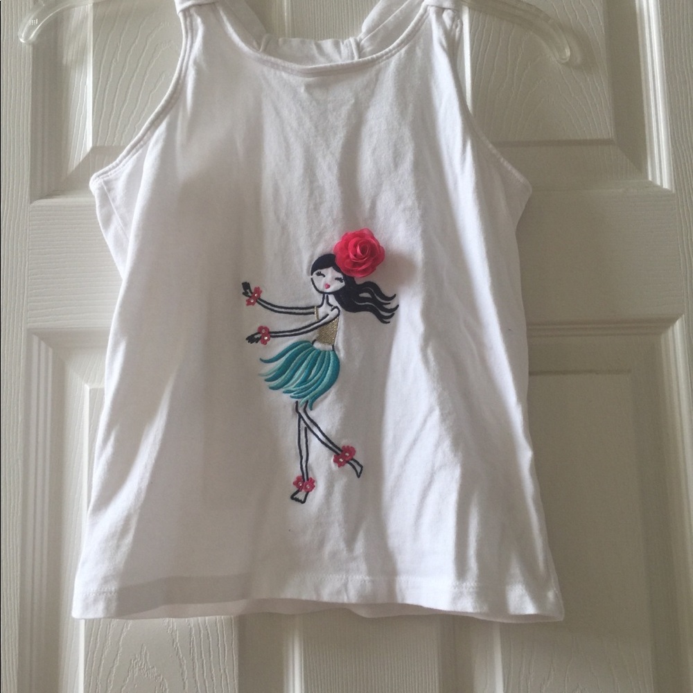 embroidered tank top